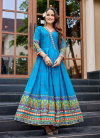 Morpich Colour Rayon Print Gown Collection Online Wholesale Aaradhna 2032